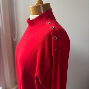 London Fog Red Sweater